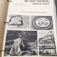 The Rug Hooker, New and Views Rug Hooking Magazine Volume 4, No. 2, Issue #20, January - February 1976 by Joan Moshimer "Used"