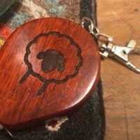 Measuring Tape in Rosewood with a Sheep!