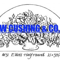 Elllie's Half Round, Joan Moshimer Pattern M31  21 x 38