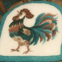 Chanticleer, Joan Moshimer pattern, 9" round, MP196