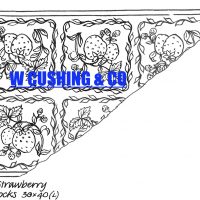 Strawberry Blocks  MC 47 Joan Moshimer Pattern 29.5" x 40.5"