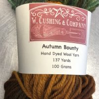 "Autumn Bounty" A Hand Dyed Art Yarn to Hook, Punch  or Bind with!