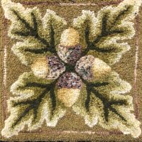 GREAT PATTERN, Acorns MT 3, 7" x 7", Joan Moshimer