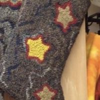 Three Star Stocking from Joan Moshimer's Studio, Rug Hooking Pattern Only