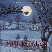 Book - The Night Before Christmas by Clement Moore (Author), Charles Santore (Illustrator)
