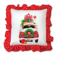 Holiday Red Truck Pillow!