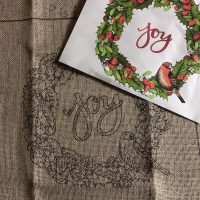 A Great NEW Pattern - The JOY of Holly Wreath Rug Pattern Only, 14 x 14, P is for Primitive
