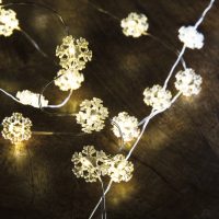 Snowflakes Wire Lights - Perfect for that Woolly Tree!