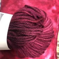 “Oh My, Cherry Pie” A Hand Dyed Art Yarn to Hook, Punch or Bind with!