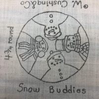 Snow Buddies! Pattern Only on Weavers Cloth