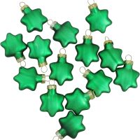 Ornaments Deck Your Feather Tree Tub of Mini Stars  Green!