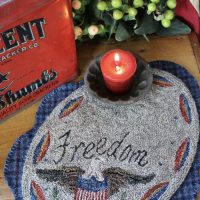 Applique Designs - New! Punch Needle Freedom