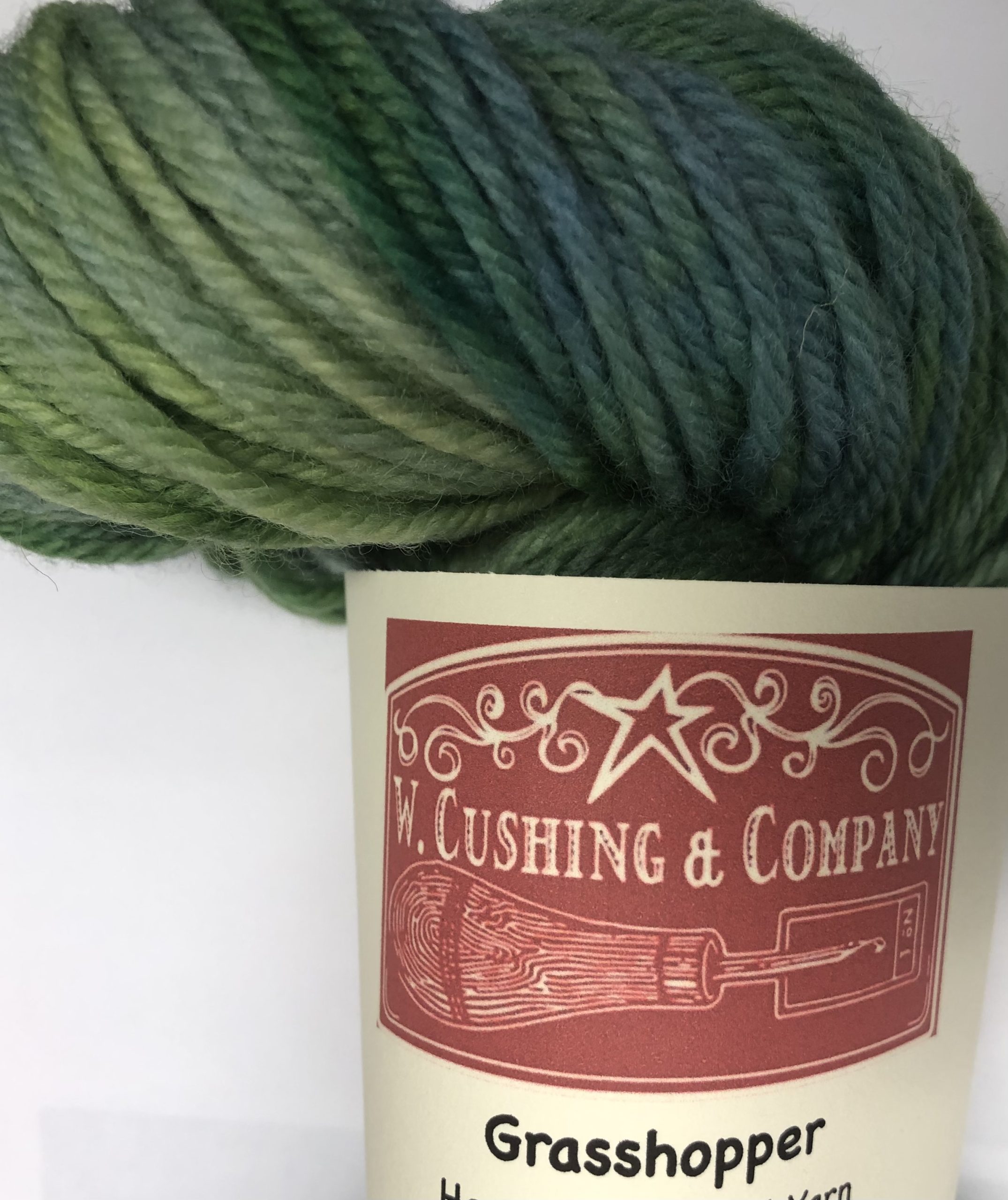 “Grasshopper Pie” A Hand Dyed Art Yarn to Hook, Punch or Bind with! - Image 2