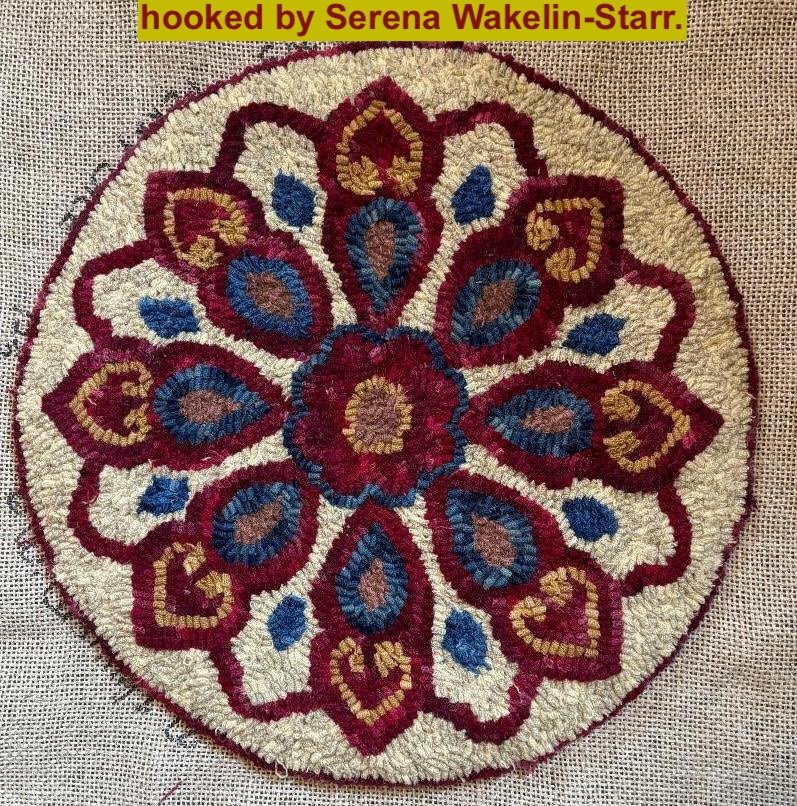 Perry's Lace, 12" round, P is for Primitive - Image 2