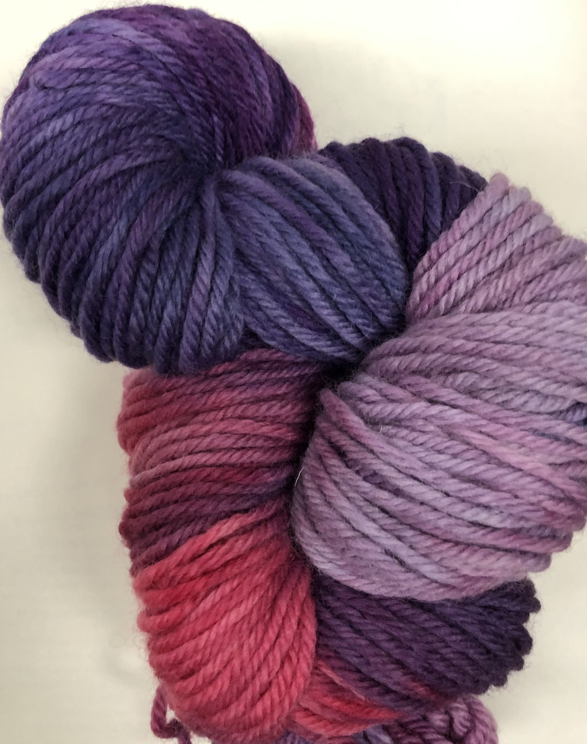 “Purple Sweet Potato Pie” A Hand Dyed Art Yarn to Hook, Punch or Bind with!