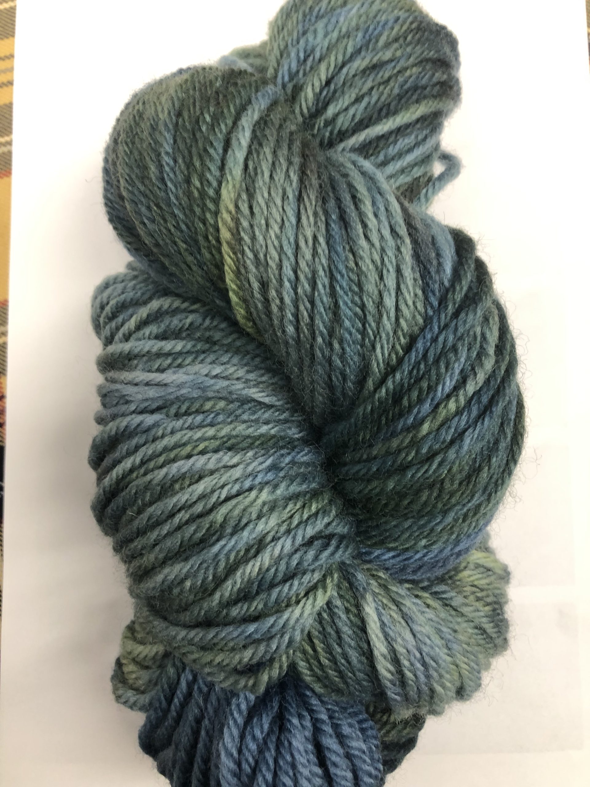 Hand Dyed Art Yarn “Nantucket Dreaming” to Hook, Punch or Bind with!
