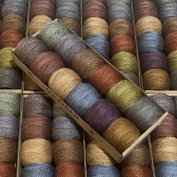 Valdani Twisted Tweeds, Sz 8! Pkg of 12 One of Each Color Shown