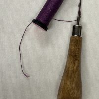 A NEW HOOK, Joan Moshimer Hooks – MIXED MEDIA HOOK - Maple Handle Hook, Made in the USA