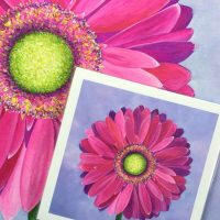 The Gerber Daisy Pino Pattern ONLY, Based on the Artwork of Mary Michola Fibich