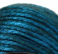 Metallic Yarn Fabulous Peacock Blue to Hook with!