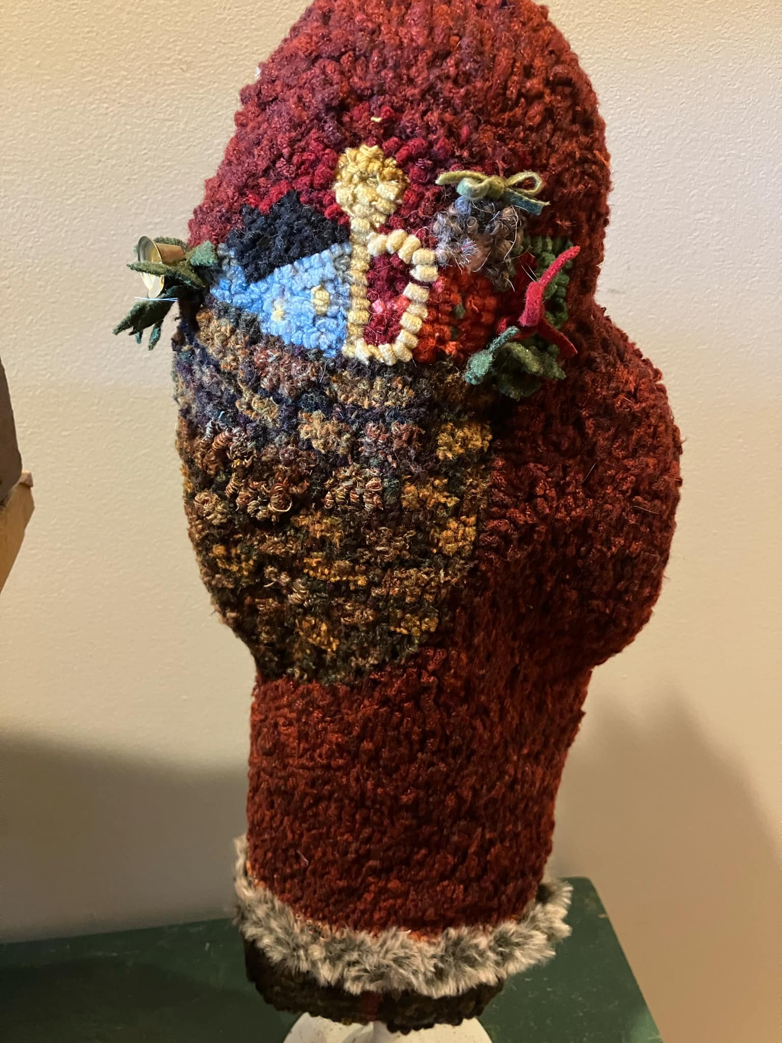 A Belsnickel Xtra Large Hooking Pattern, 57" high, P is for Primitive Pattern - Image 2