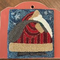 A New Punch Pattern -Santa Under The Stars Punch, Pattern on Weaver's Cloth