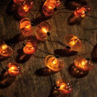 Pumpkin Wire Lights - Perfect for that Woolly Tree!