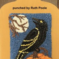 Punch Needle Pattern--It's Pumpkin Time!  4 3/4" x 3 1/2" Pattern Only