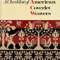 Book - A Checklist of American Coverlet Weavers