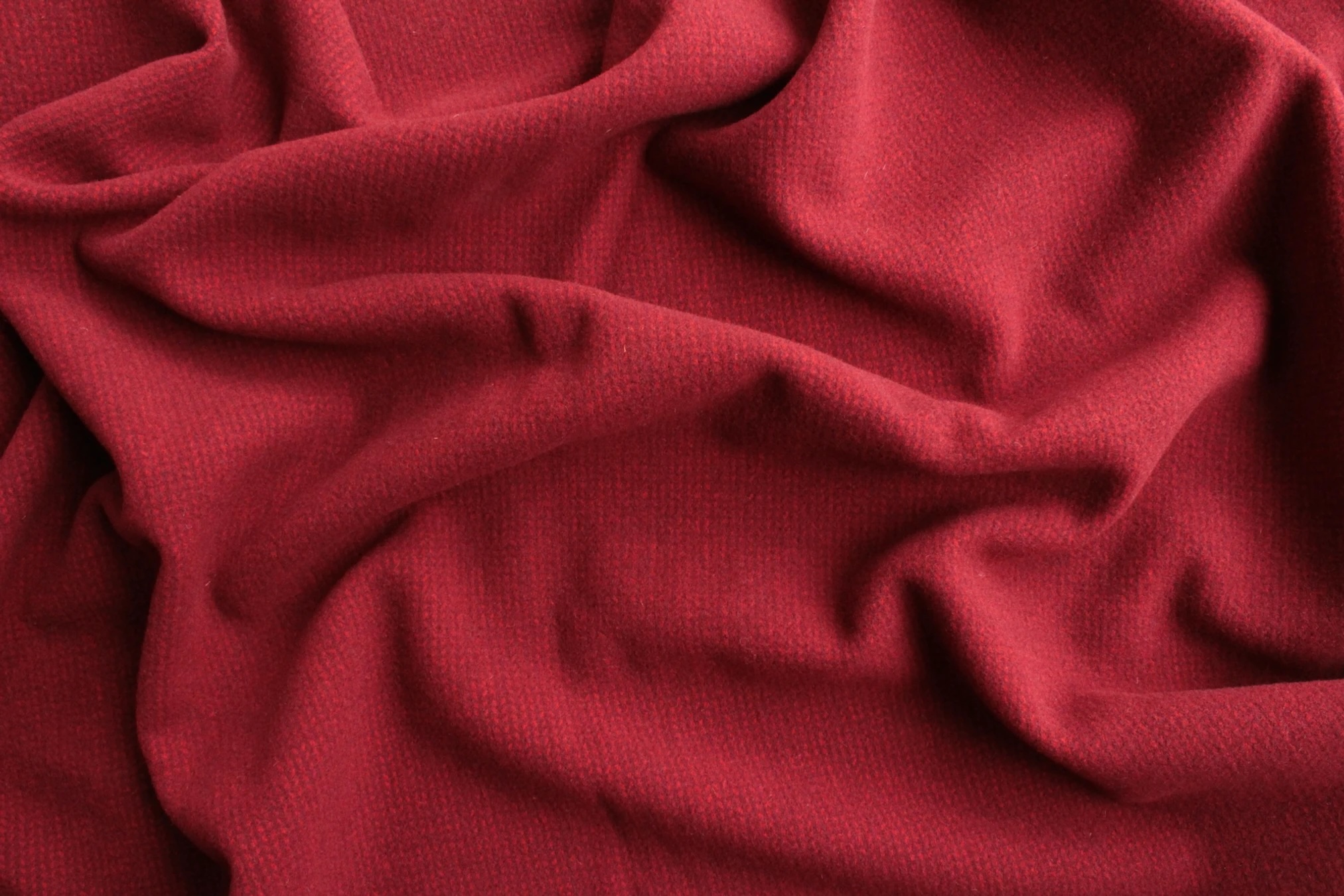 Textured Wool Ruby Slippers