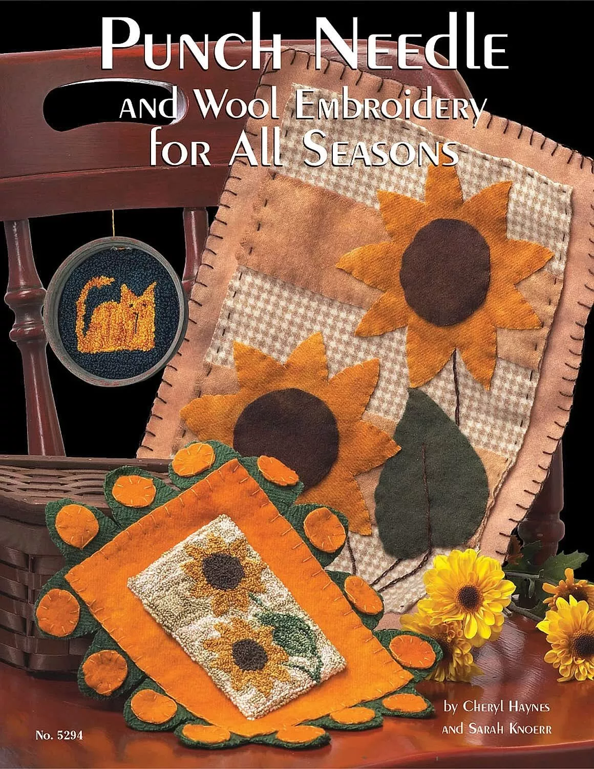 Book - Punch Needle & Wool Embroidery for All Seasons by Cheryl Haynes & Sarah Haynes Knoerr