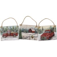 Home For The Holidays Farm Life Ornament Set