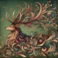 Calm Pattern on LINEN NEW!