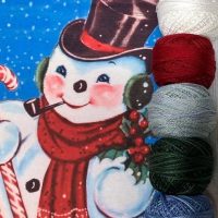 Punch Needle Thread Pack--Peppermint Frosty  Valdani Sz 8 Thread Pack