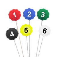 Numbered Pins for Color Planning--60 pcs