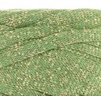 Glitter Cotton Ribbon Yarn - Glitter of Sage